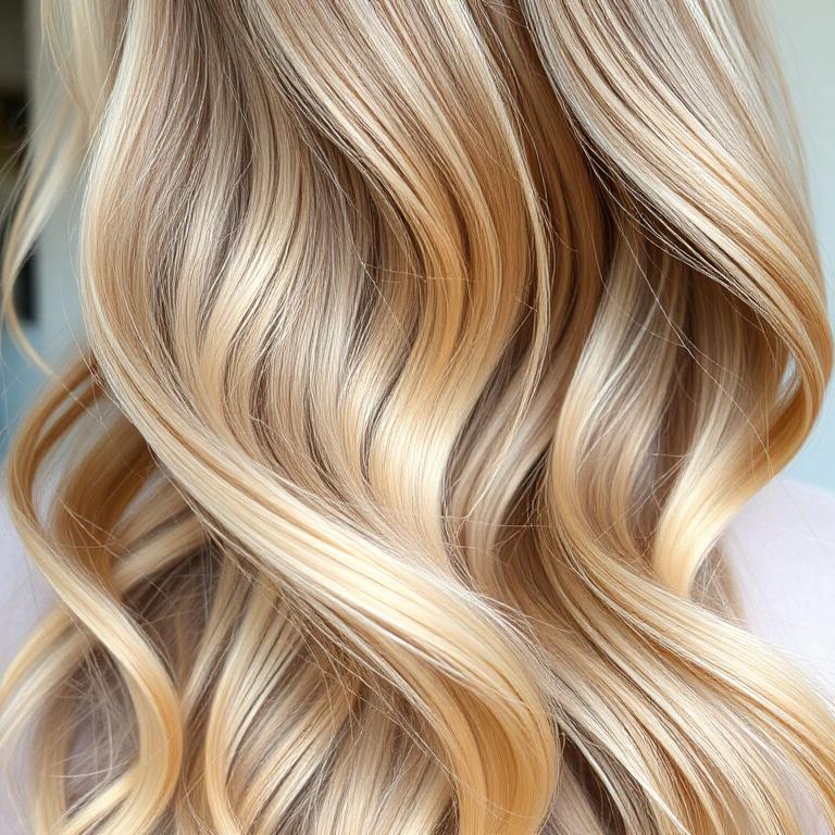 Mechas em tonalidade Amêndoa